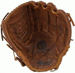 glove for female fastpitch softball players. Buckaroo leather for 